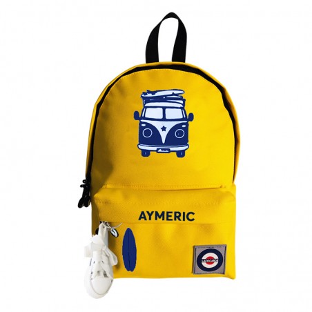 Sac à dos Lacocarde personnalisé avec le prénom Aymeric